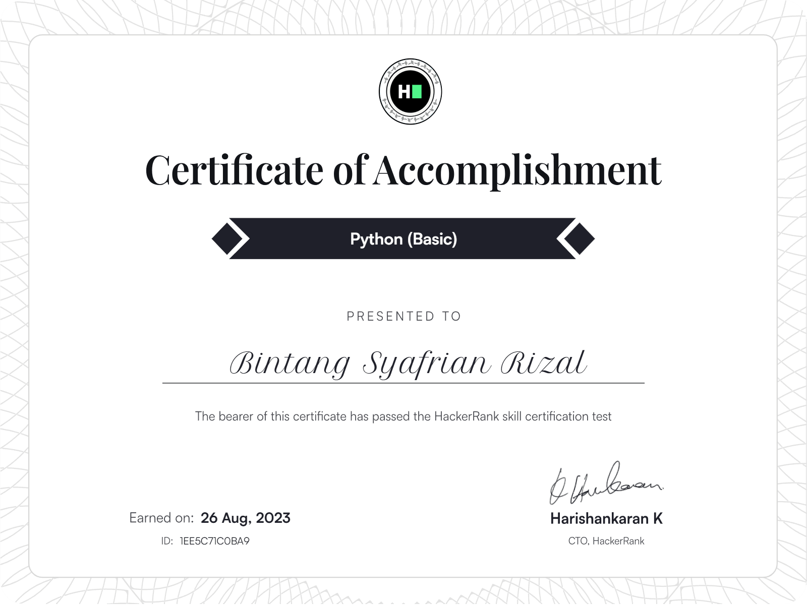 HackerRank Python (Basic)