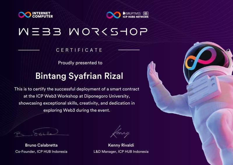 ICP Web3 Workshop