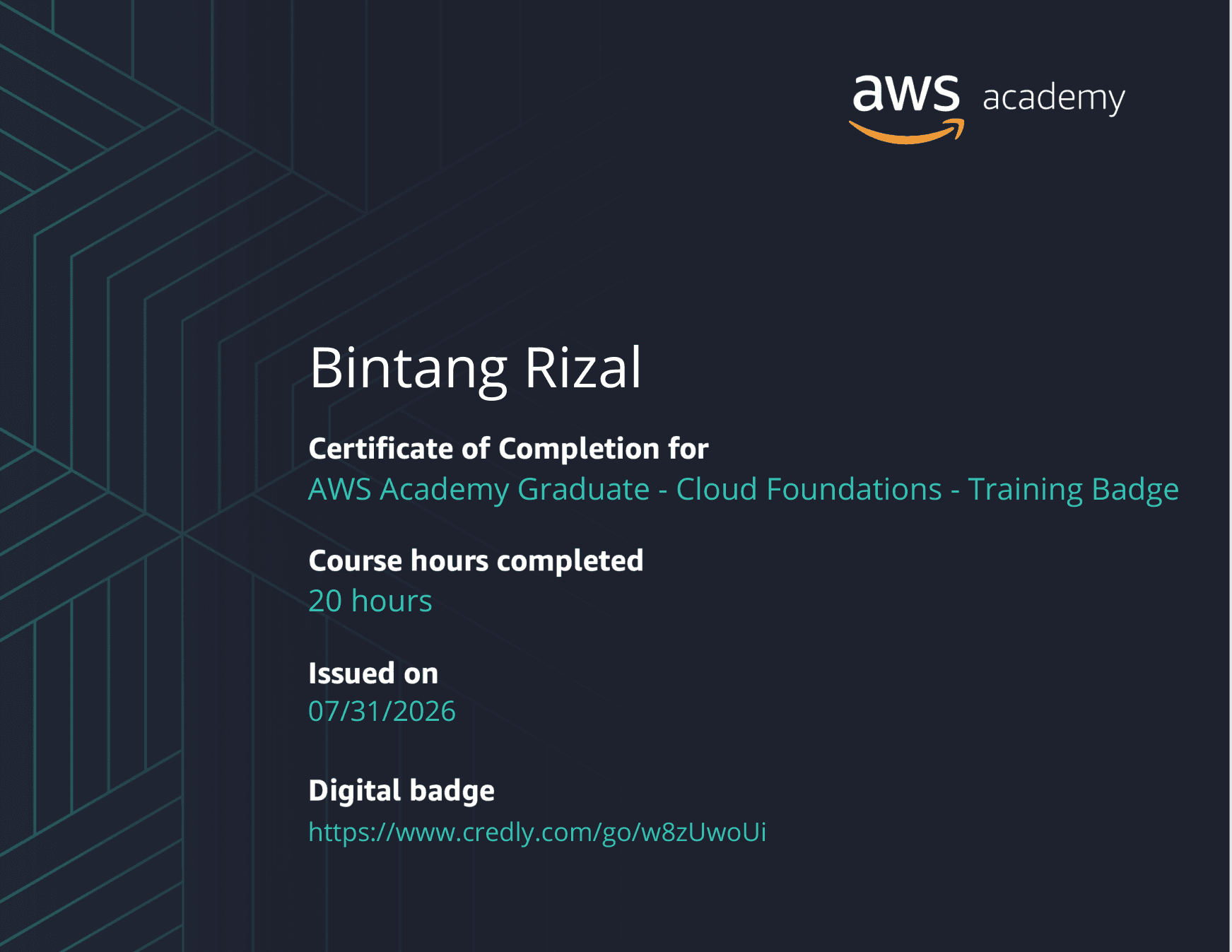 AWS Academy Graduate — Cloud Foundations