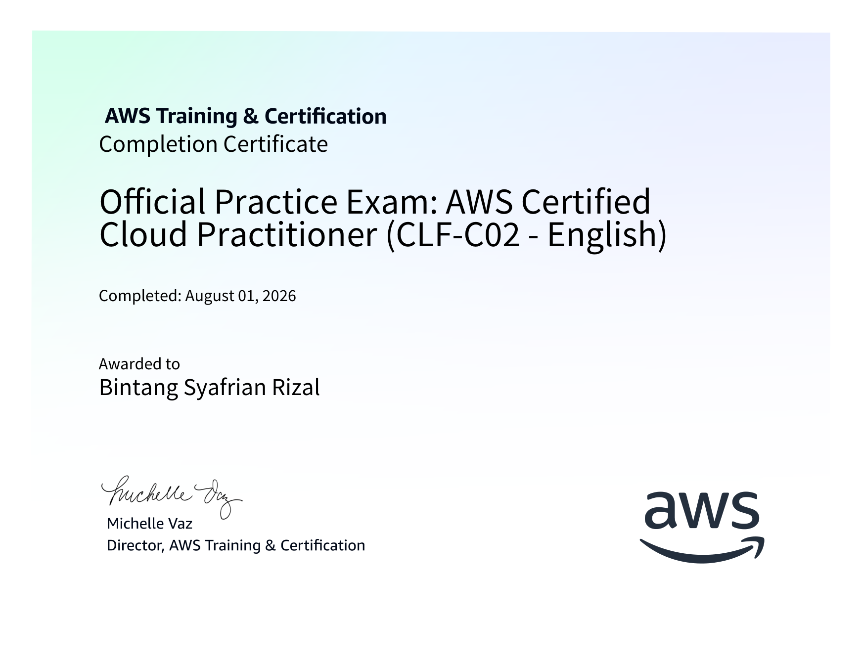 AWS Certified Cloud Practitioner (CLF-C02) · Practice Exam