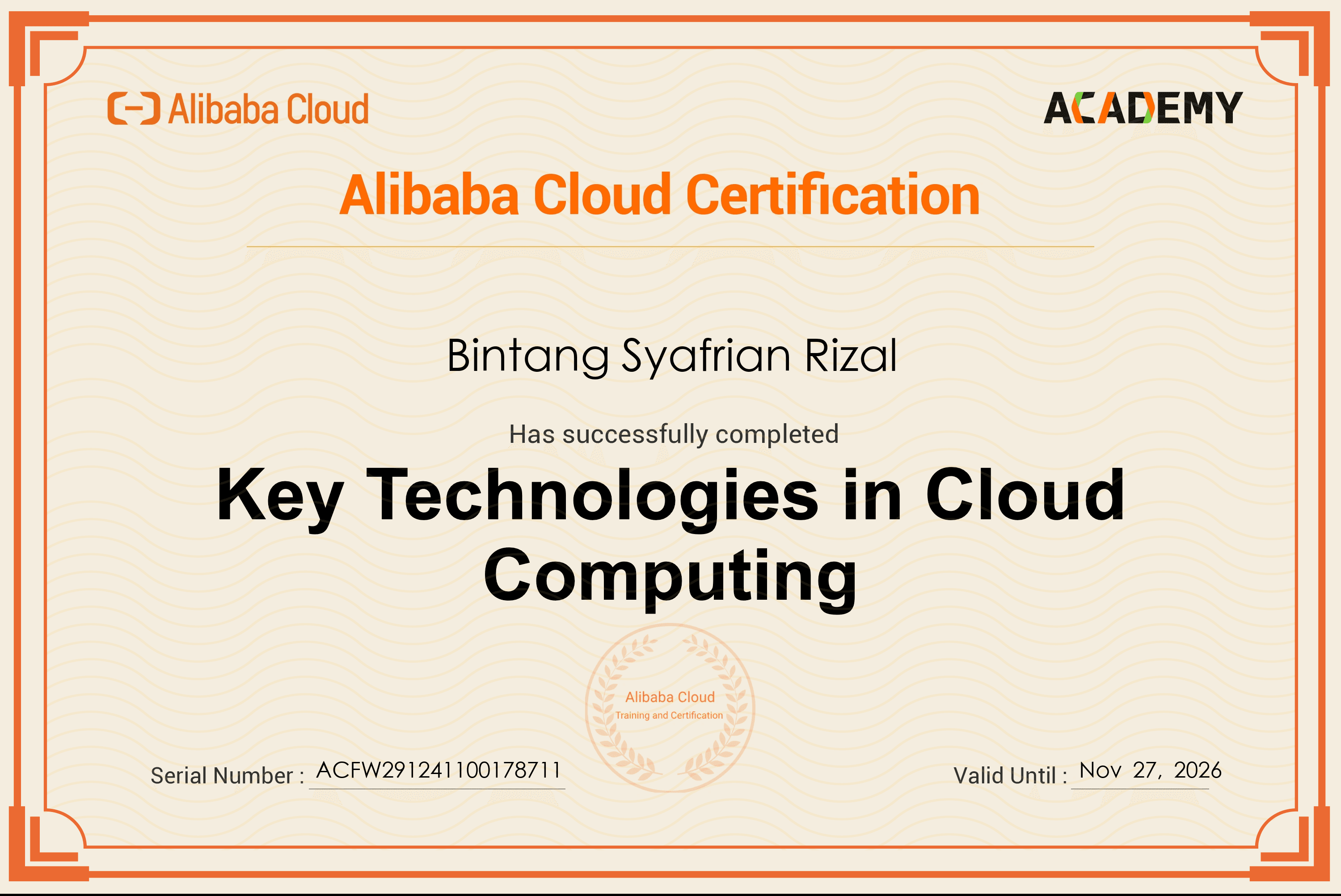 Key Technologies in Cloud Computing