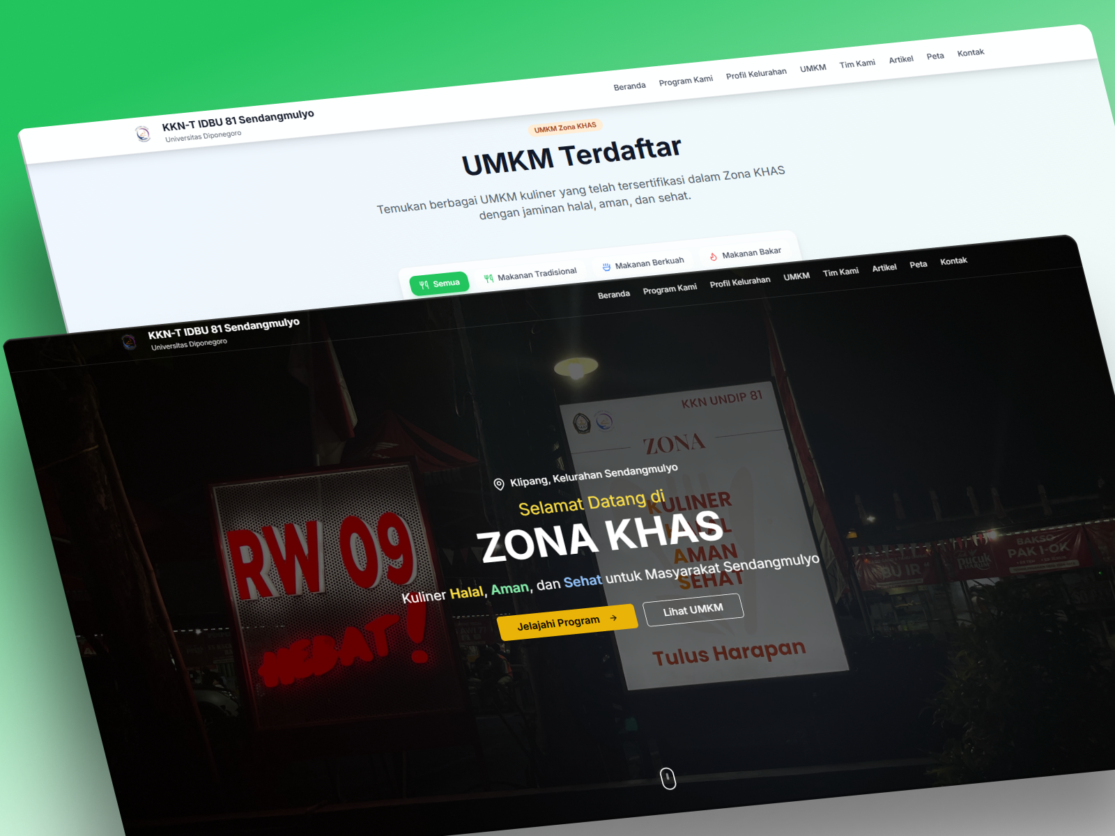 Sistem Informasi Zona KHAS Kelurahan Sendangmulyo